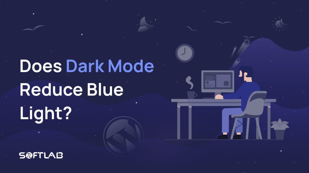 does dark mode reduces blue light